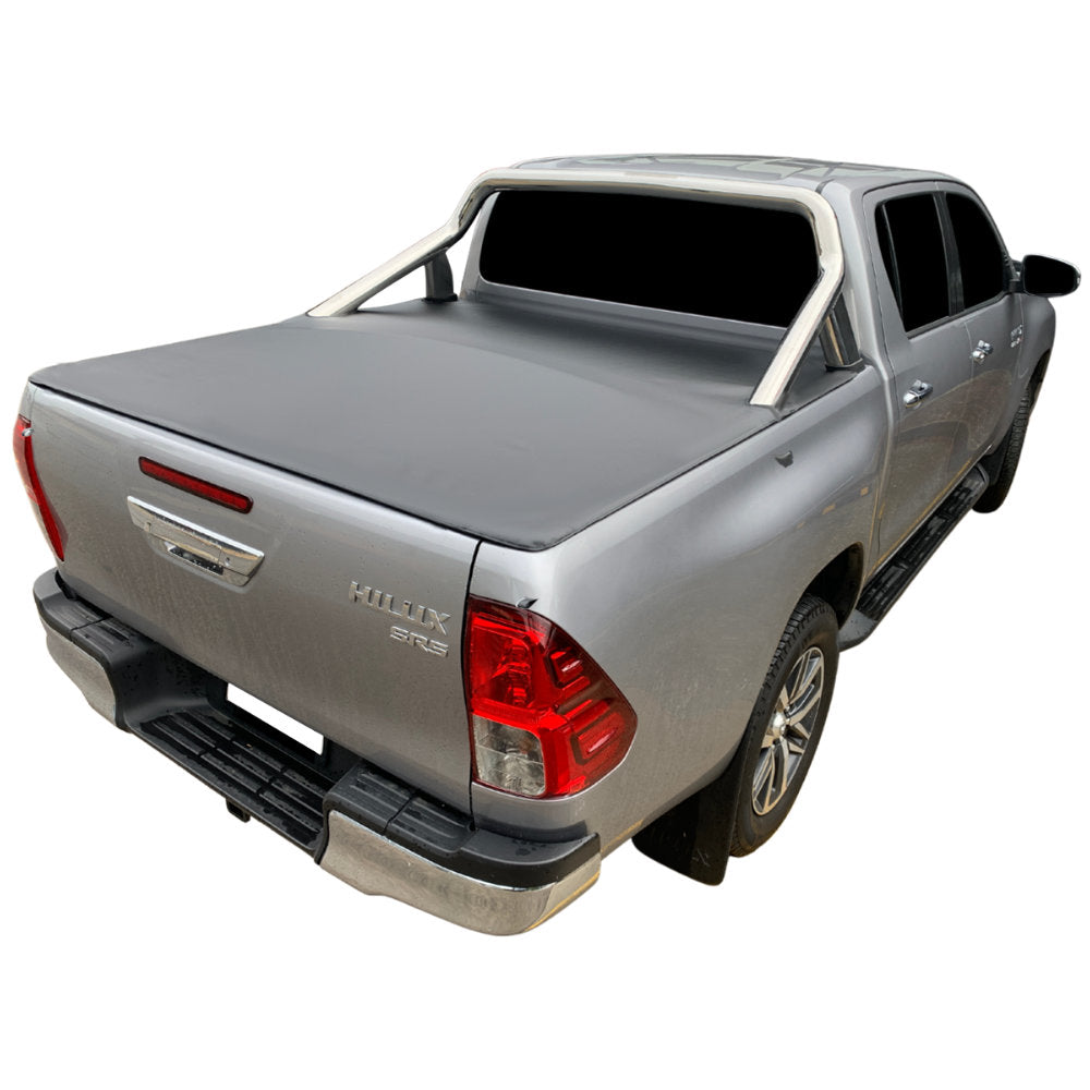 Roll Up Cover to fit Toyota Hilux SR5 / A Deck Dual Cab with Sports Bars - October 2015 to Current Ute Tonneau