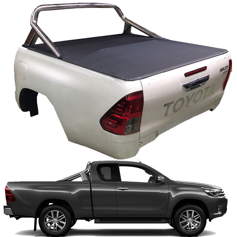 Clip On Tonneau Cover to fit Toyota Hilux (A Deck) Extra Cab Oct 2015-Current