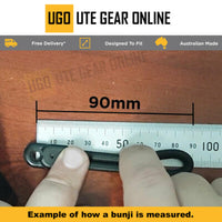 Bunji Loop (65mm) Fitting Kit- 5 Pack - Bungee loops for Ute/Marine applications