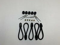 Bunji Loop (95mm) Fitting Kit- 5 Pack - Bungee loops for Ute/Marine applications