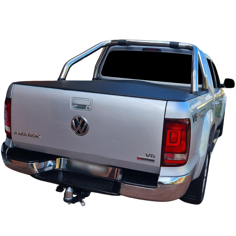 Roll Up Cover to fit Volkswagen Amarok Dual Cab with Sports Bars - 2011 to April 2023 Ute Tonneau