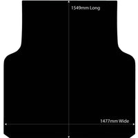 Rubber Ute Mat to fit Mitsubishi MN Triton Dual Cab 2009 to June 2015 - Suits Spray On Liner Or No Liner
