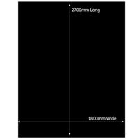 Non Slip Ribbed Rubber Ute/Van/Floor Matting - 1.83m x 2.7m