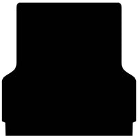 Rubber Ute Mat to suit Volkswagen Amarok Dual Cab 2011 to April 2023 - Fitted with Factory Plastic Tub Liner