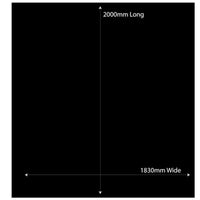 Non Slip Ribbed Rubber Ute/Van/Floor Matting - 1.83m x 2m