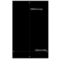 Non Slip Ribbed Rubber Ute/Van/Floor Matting - 1.6m x 3m