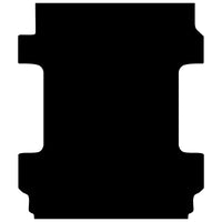 Rubber Ute Mat to suit Chevrolet Silverado 1500 6'10" Bed  2020 to Current - Suits Spray On Liner Or No Liner