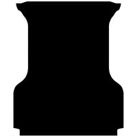 Rubber Ute Mat to fit Mitsubishi MV Triton Club Cab March 2024 to Current - Suits Spray On Liner Or No Liner