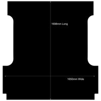 Rubber Ute Mat to suit Ford F150 5.5 ft Bed 2015 to 2023 - Suits Spray On Liner Or No Liner