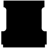 Rubber Ute Mat to suit Ford F150 5.5 ft Bed 2015 to 2023 - Suits Spray On Liner Or No Liner