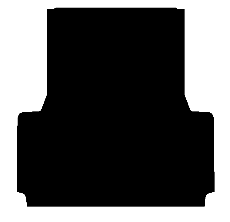 Rubber Ute Mat to fit Toyota Hilux Dual Cab 2015-Current (A-Deck and J-Deck) - Suits GR Sport Tub Liner