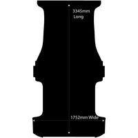 Rubber Van Cargo Area Mat to fit Toyota HiAce SLWB June 2019 to Current