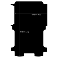 Rubber Van Mat to fit Ford Transit Van SWB - 1 Side Door (September 2024 - Current)