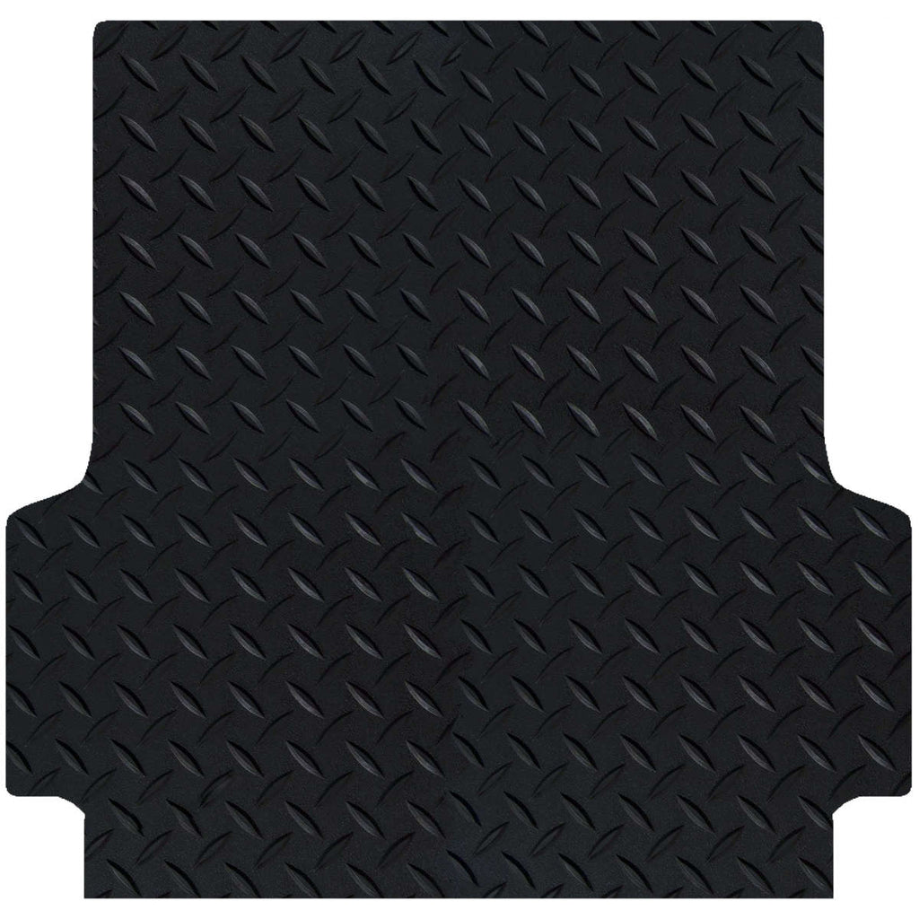 Checker Plate Rubber Ute Mat To Fit Ford Next Gen Ranger Dual Cab Fitted with Factory Plastic Tub Liner (July 2022 to Current)