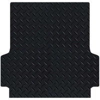 Checker Plate Rubber Ute Mat To Fit Ford Next Gen Ranger Dual Cab Fitted with Factory Plastic Tub Liner (July 2022 to Current)