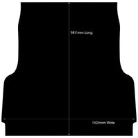 Checker Plate Rubber Ute Mat To Fit GWM V200-V240 Dual Cab (2009 to 2015) - Suits Spray On Liner Or No Liner