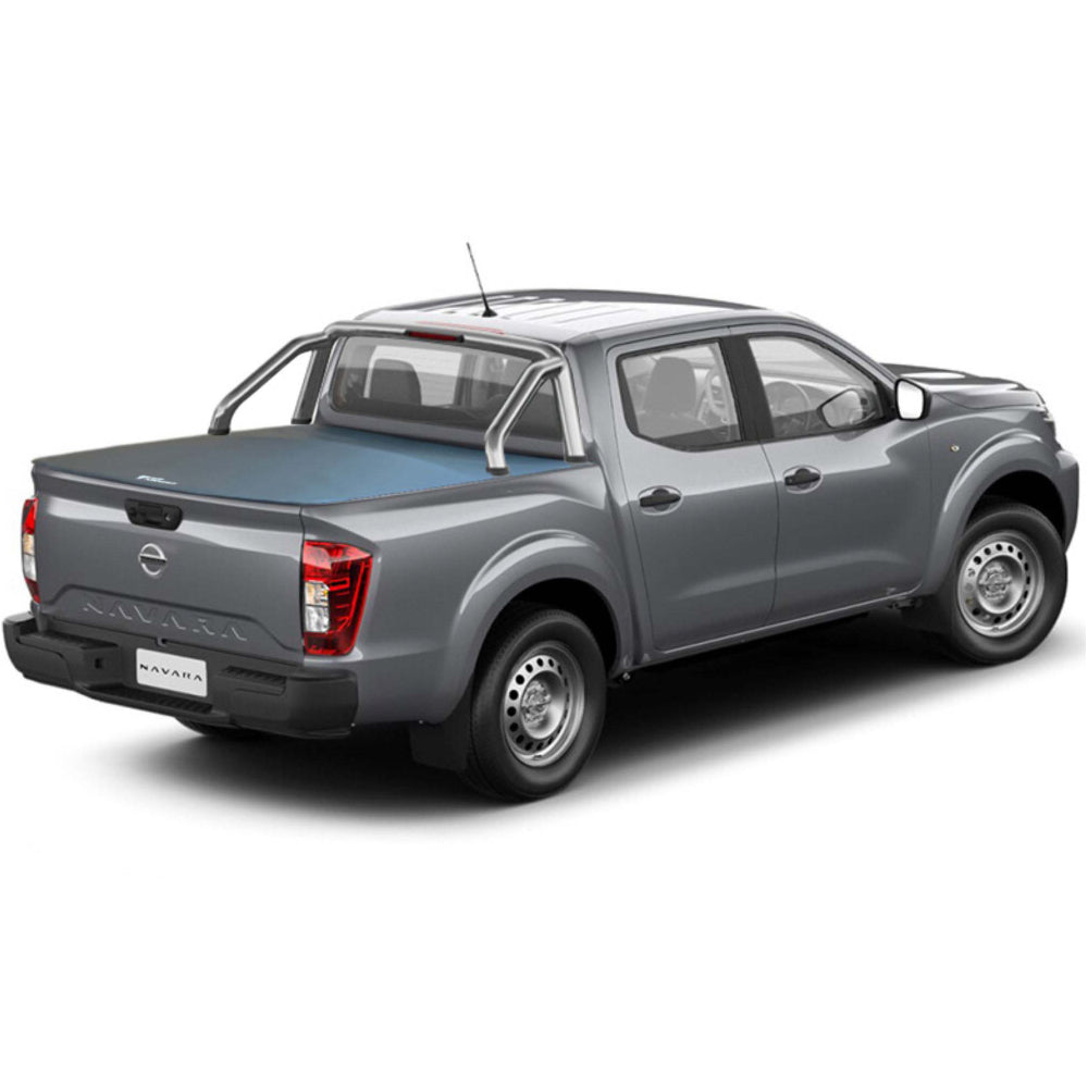 Roll Up Cover to fit Nissan Navara New NP300 Dual Cab with Sports Bars - March 2021 to Current Ute Tonneau