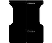 Tough Rubber Ute Mat to Suit: Isuzu D-Max Space Cab with Factory Liner Fitted - September 2020 to Current