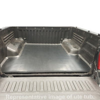 Rubber Ute Mat to fit Nissan Navara Dual Cab NEW NP300 D23 ( With Factory Ute Liner ) March 2021 to Current