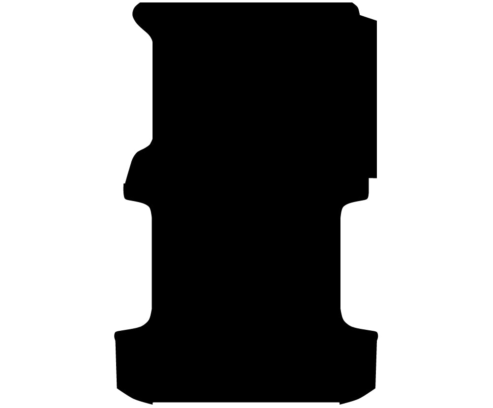 Rubber Van Mat to fit Toyota HiAce LWB June 2019 to Current - Suits Passenger Sliding Door Configuration Only