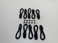 65mm Bunji Ute Tonneau Loops - 10 Pack - Bungee loops for Ute/Marine applications