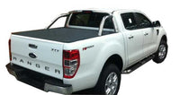 Clip On Ute Tonneau to fit Ford PX Ranger Dual Cab Nov 2011 - June 2022 - Fitted with factory Sports Bars